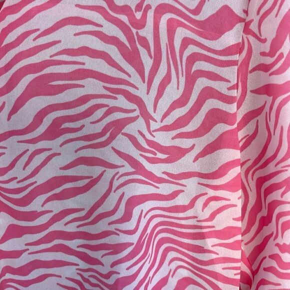 Princess Polly ZIGGY SHORT SLEEVE SHIRT PINK - Picture 6 of 9